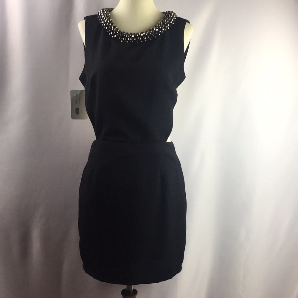 English Rose black dress